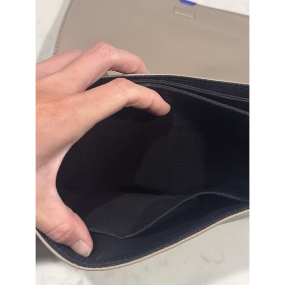 All Saints Harri Crossbody Bag Tan Black Rope Handle Purse Handbag Allsaints - Picture 9 of 13